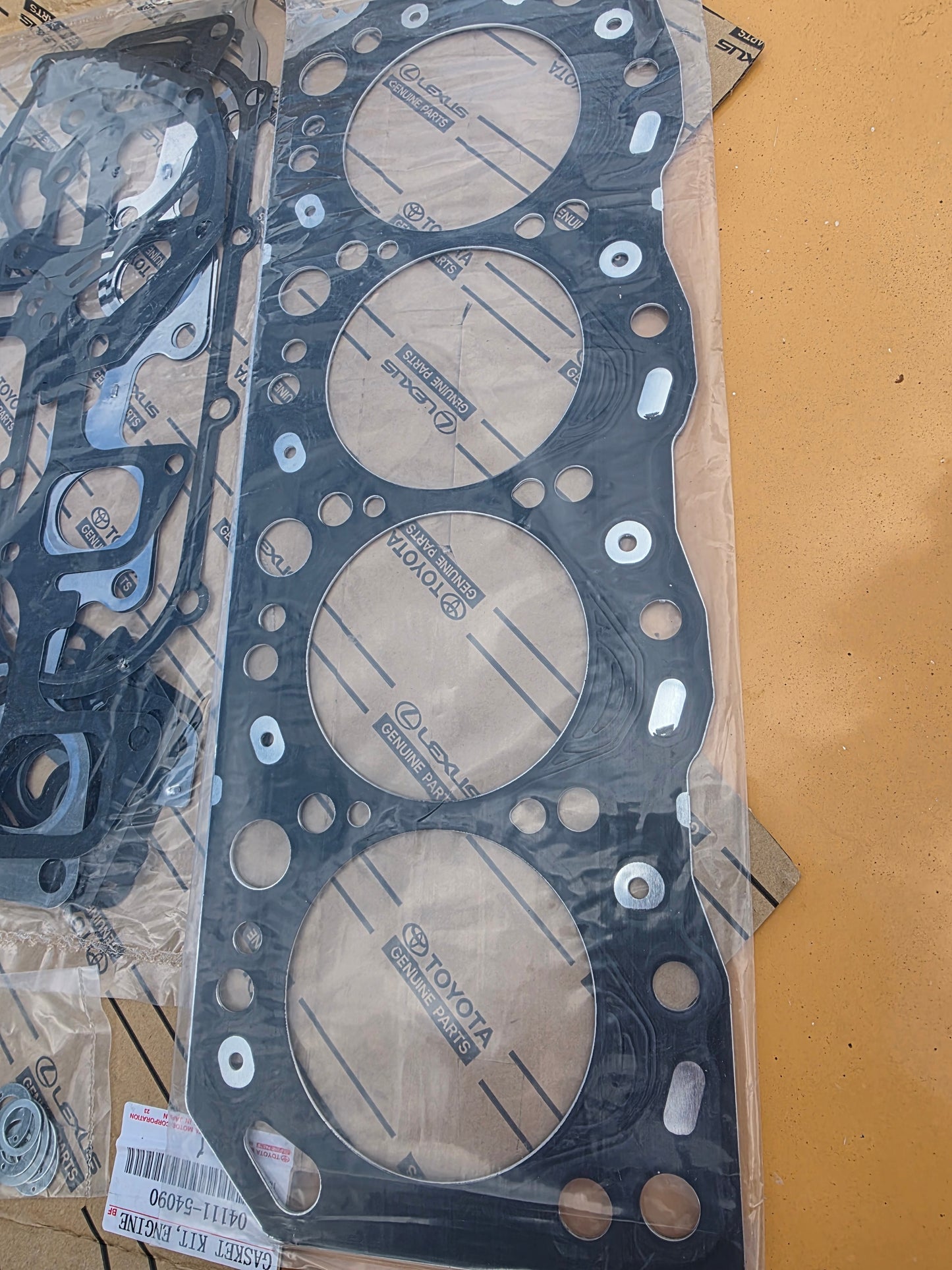Toyota 3L diesel full engine gasket kit ln106 hilux
